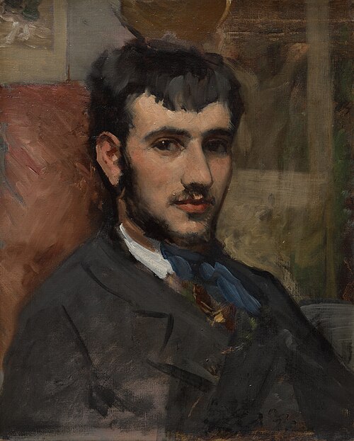 portrait deFrédéric Bazille 1867